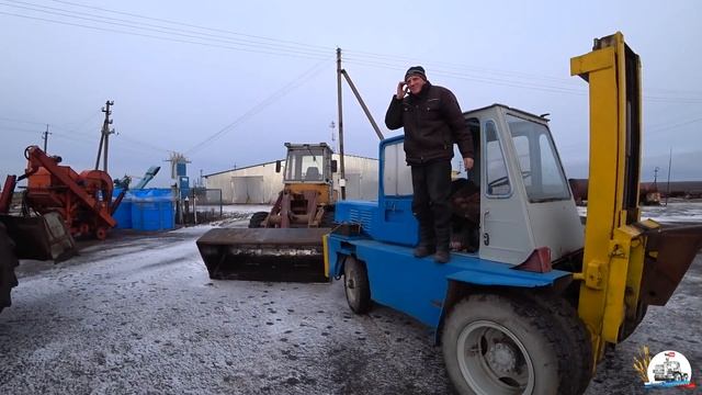 Завозим купленное удобрение на двух ХТЗ и трёх МТЗ. Разгружаем на МТЗ-1221+Metal-Fach и АП-4014. смотреть онлайн