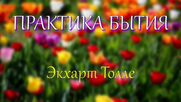 Практика Бытия. Экхарт Толле, озв. Никошо.