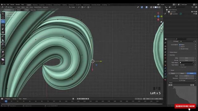 Blender Curve Tools Beginner Modeling Tutorial смотреть онлайн