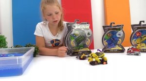 Игрушки Трансформеры: соревнования Диких Скричеров. Мультики с машинками