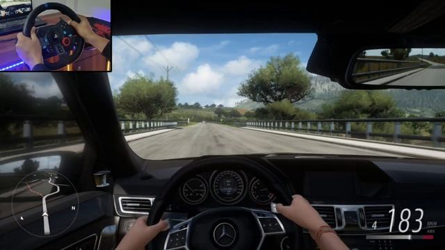 Mercedes-Benz E63 AMG - Logitech G29 Steering Wheel смотреть онлайн