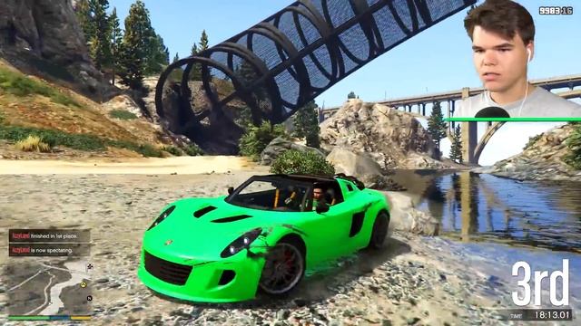 LAND IN THE TUBE OR DIE! (GTA 5 Funny Moments) смотреть онлайн