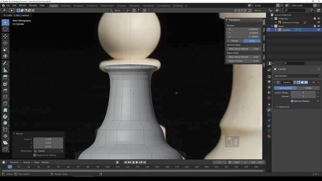 3D Basics: Chess Set: Part 1: The Pawn смотреть онлайн