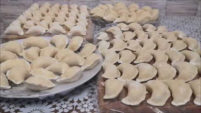 ВАРЕНИКИ С КАРТОШКОЙ|мой любимый рецепт|Тесто на пельмени и вареники смотреть онлайн