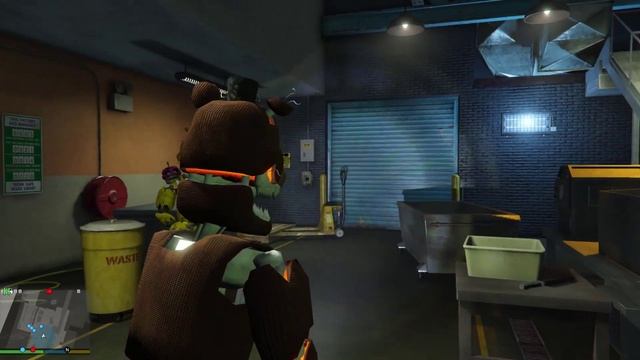 All Nightmare Animatronics vs Army Granny Huggy Wuggy GTA 5 MODS смотреть онлайн