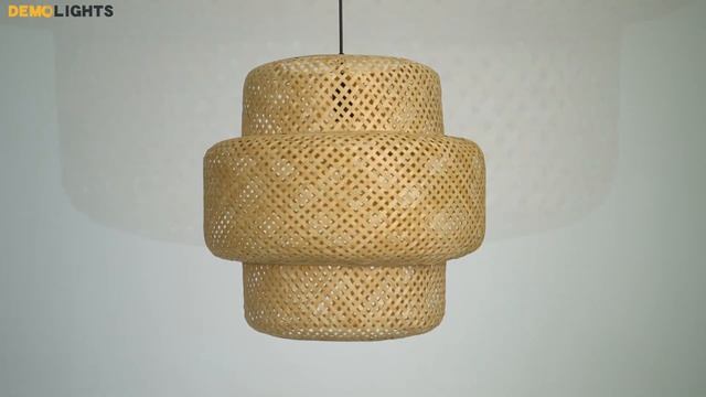 DEMOLIGHTS Bamboo Pendant Light Home Decor Lampshade Handmade Weave Lighting Creative Craft Lights смотреть онлайн