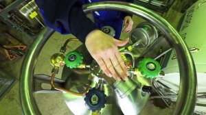 Заправка вертикального криоцилиндра КРИОБАК