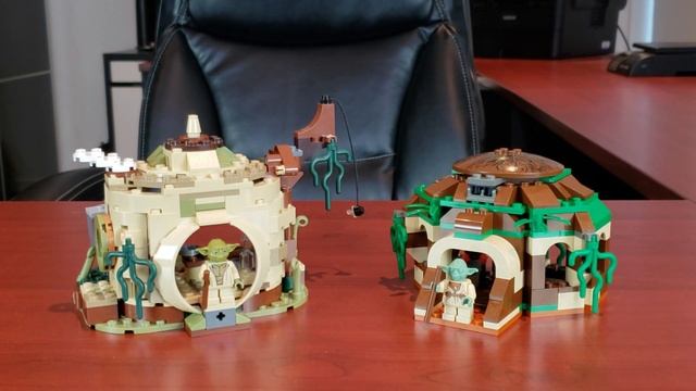 LEGO Star Wars Yoda's Hut 75208 & 4502 Comparison! смотреть онлайн