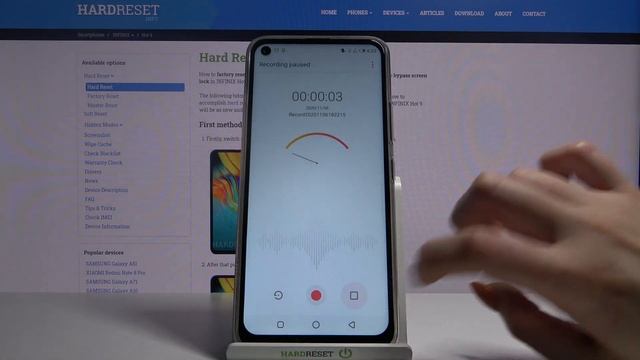 How to Use Voice Recorder in Infinix Hot 9 – Record Sounds смотреть онлайн