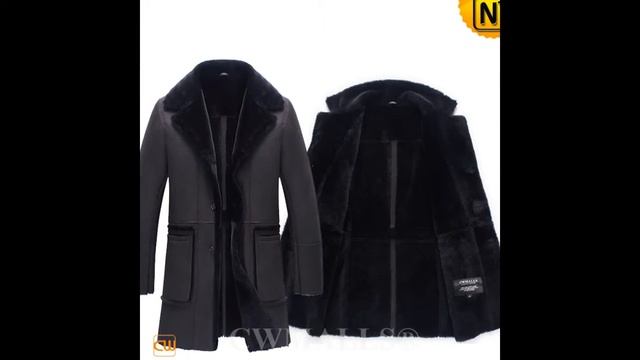 CWMALLS® Custom Vintage Shearling Trench Coat CW836063 www.cwmalls.com смотреть онлайн