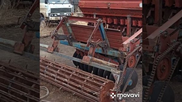 Самодельный сеялка-борона-дисковая три водном Саха Vredo часть 1