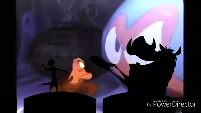 Timon And Pumbaa At The Cinema The Little Mermaid 1985