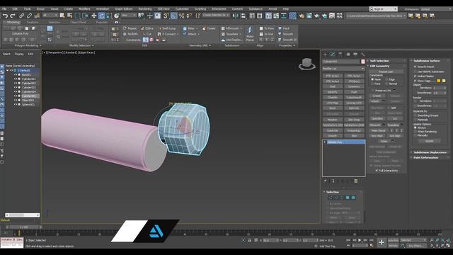 Hard Surface: 3D Pipe Modeling In 3ds Max || N°_291 смотреть онлайн