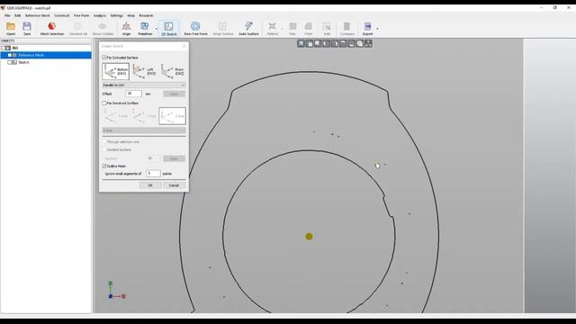QS Tutorials_ Mesh Outline - How to do Reverse Engineering with QUICKSURFACE смотреть онлайн