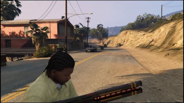 GTA 5 PC - RAILSHOTGUN MOD смотреть онлайн