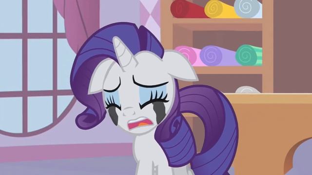 Coco Pommel Conforts Rarity Crying