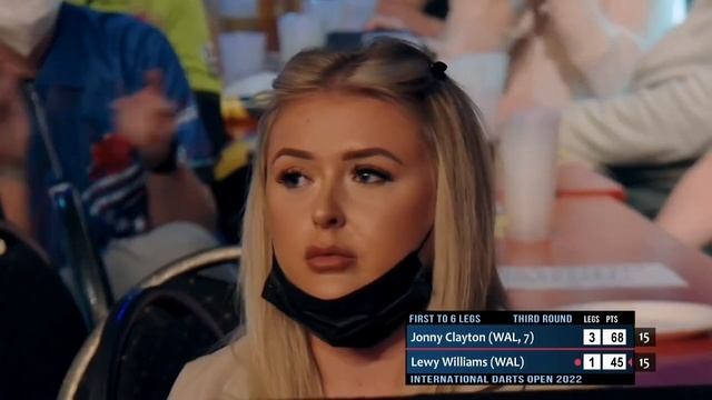 Jonny Clayton v Lewy Williams | International Darts Open 2022 | Round 3 смотреть онлайн