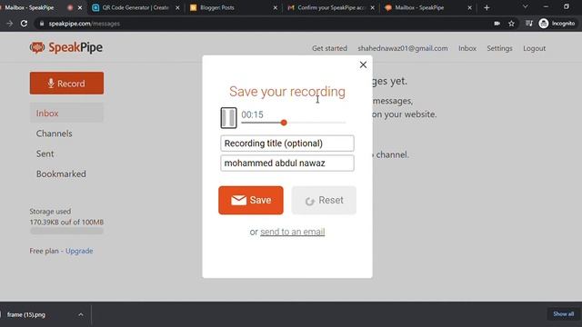 Your voice into a QR code | Create a QR Code Voice Recording #QR code | #shorts смотреть онлайн