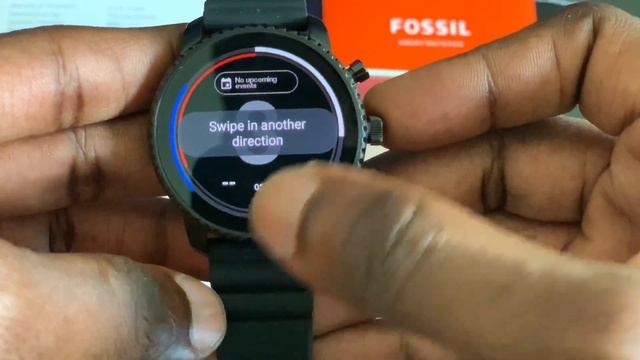 FOSSIL GEN 4 SMARTWATCH EXPLORIST HR BLACK SILICONE WATCH || FTW4018J