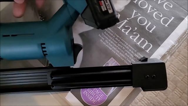 NEU MASTER Electric Cordless Nail Gun/Staple Gun Review