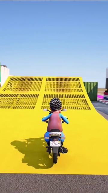 MOTU - PATLU INDIAN BIKE VS😰100+ CONTAINER JUMP CHALLENGE🤯 #gta5 #shorts смотреть онлайн
