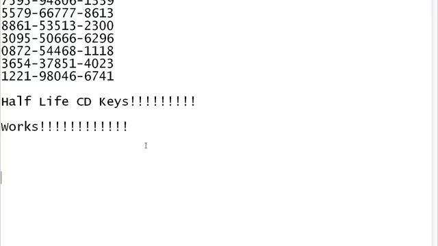 Half Life CD Keys (No Download) смотреть онлайн
