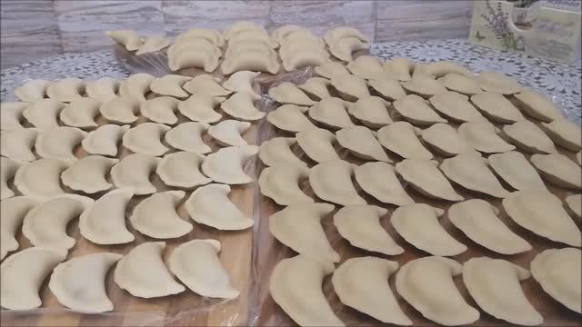 Постное тесто на ВАРЕНИКИ. Заварное тесто. Вареники с картофелем и печенью