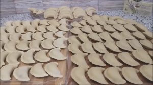Постное тесто на ВАРЕНИКИ. Заварное тесто. Вареники с картофелем и печенью