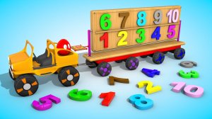 Учимся считать от 1 до 10! Веселый урок для малышей