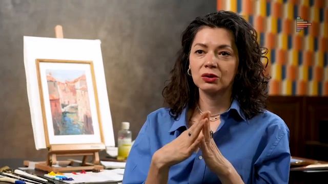 Как тон помогает "работать" цвету в картине? Рассказывает художник Ольга Гусева смотреть онлайн