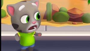 Говорящий Том бег за золотом