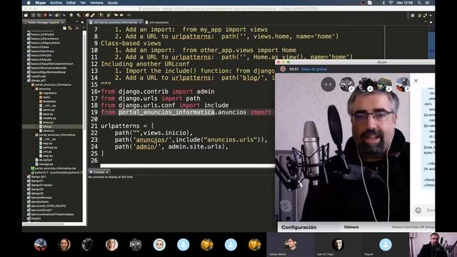 Mayo 12 - SESIÓN 3 - DJANGO - Subida de Imagen y ruta de inicio смотреть онлайн
