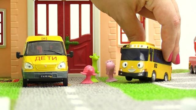 Автобус Тайо! Выходной. Игрушки детям смотреть онлайн