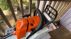Chainsaw STIHL MS 382 unboxing and review