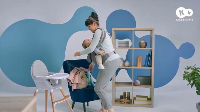 Ергономична раница KinderKraft HUGGY смотреть онлайн