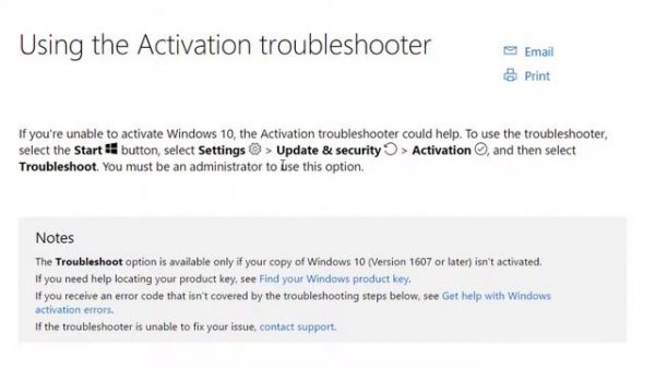 Windows Activation Error 0x803f7001