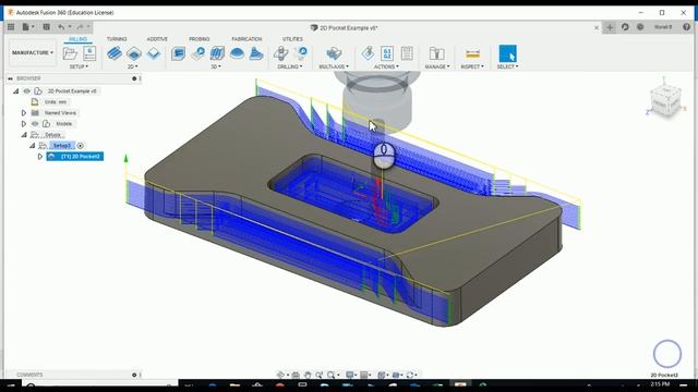 2D machining fusion 360 смотреть онлайн