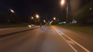 Катка, по тихой грусти, на самокатах.