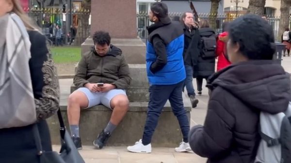 Calling strangers on head shake prank by joker pranks 2023