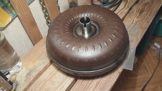 Установка гидротрансформатора (бублика, булки) на коробку автомат АКПП. смотреть онлайн