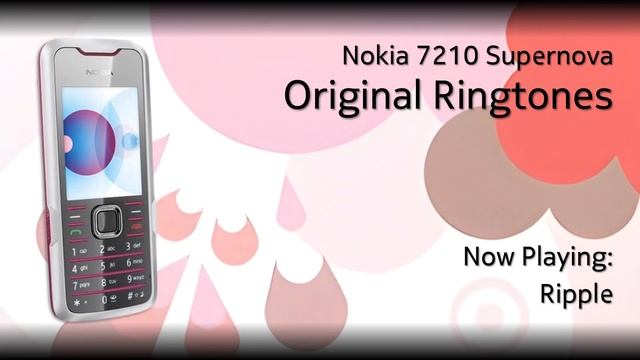 Nokia 7210 Supernova Ringtones but it's Animated смотреть онлайн
