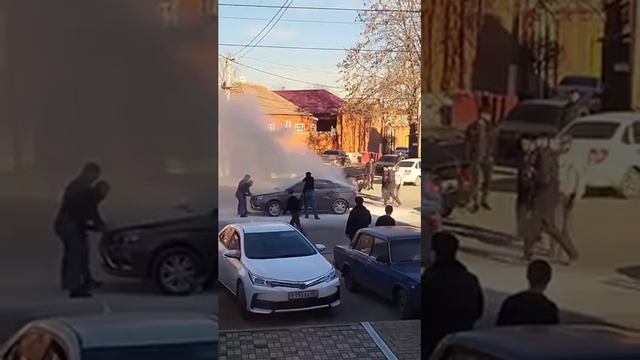 Приора чуть не сгорела вместе с людьми смотреть онлайн
