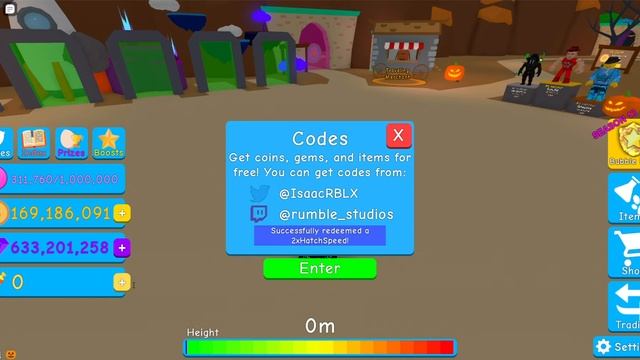 Half bubble gum simulator codes! 2020 october 2. смотреть онлайн