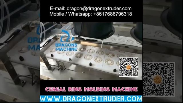 Cereal Ring Molding Machine -- Good Taste, And Are Clean And Hygienic