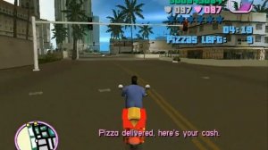 Прохождение Gta Vice City: Часть 24 - Доставщик Пиццы.
