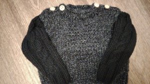 Детский джемпер спицами на возраст от 6 до 9 месяцев / Подробный мастер класс.