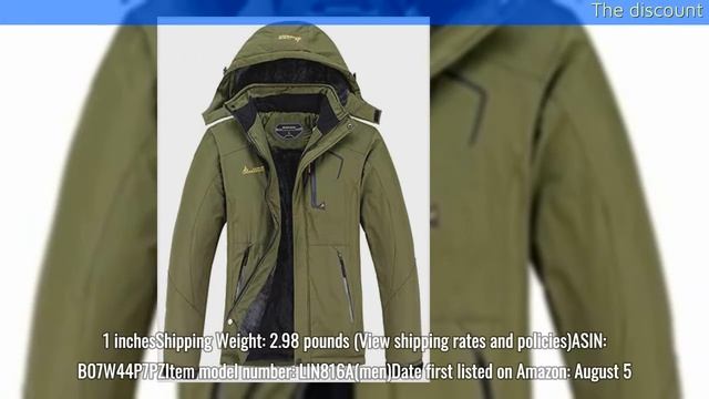 MOERDENG Men's Waterproof Ski Jacket Warm Winter Snow Coat Mountain Windbreaker Hooded смотреть онлайн