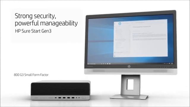 HP EliteDesk 800 G3 Series - Security, Manageability, and Performance in a modern design смотреть онлайн