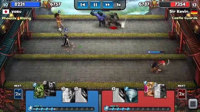 【Fine play】Win the level 13 Dragon and Standard Bearer. [Castle Crush] смотреть онлайн