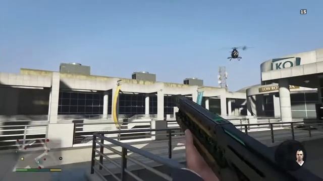 GTA 5 Railgun vs Buzzard смотреть онлайн